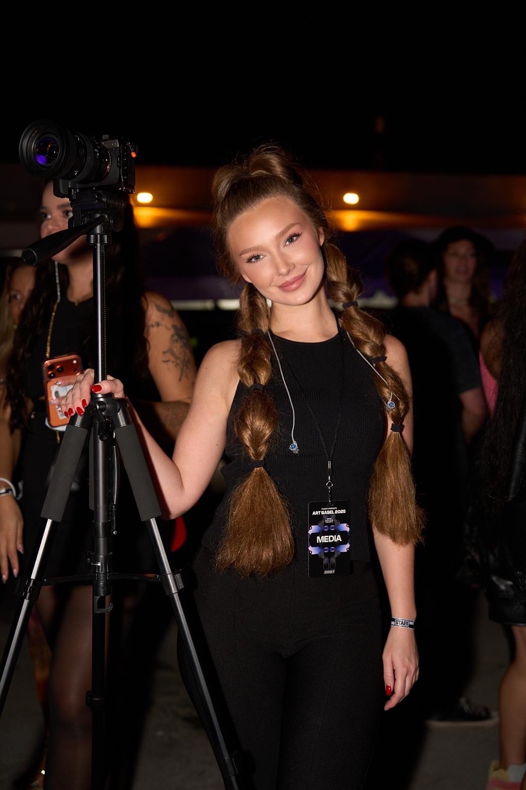 Anna Zykova with her camera